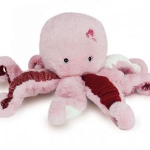 Peluche Pieuvre Rose - 30 cm