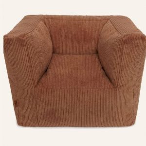 Fauteuil Pouf Enfant - Corduroy -Caramel