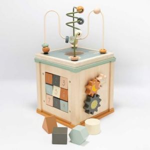 Cube d'activité en Bois - 5 en 1